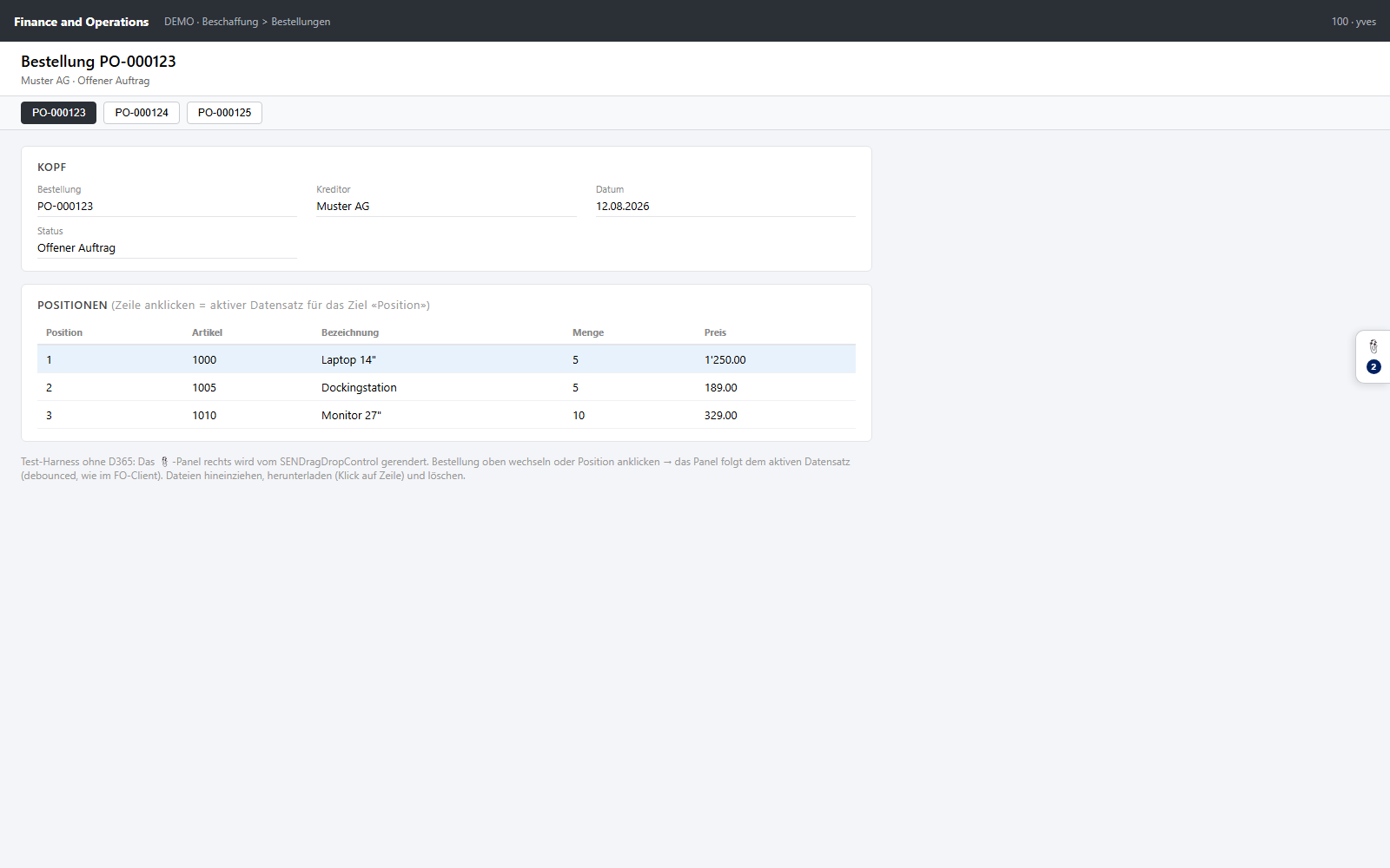 Drag & Drop Anhänge in Dynamics 365