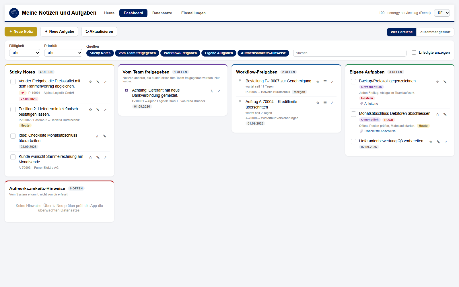 Sticky Notes in Dynamics 365