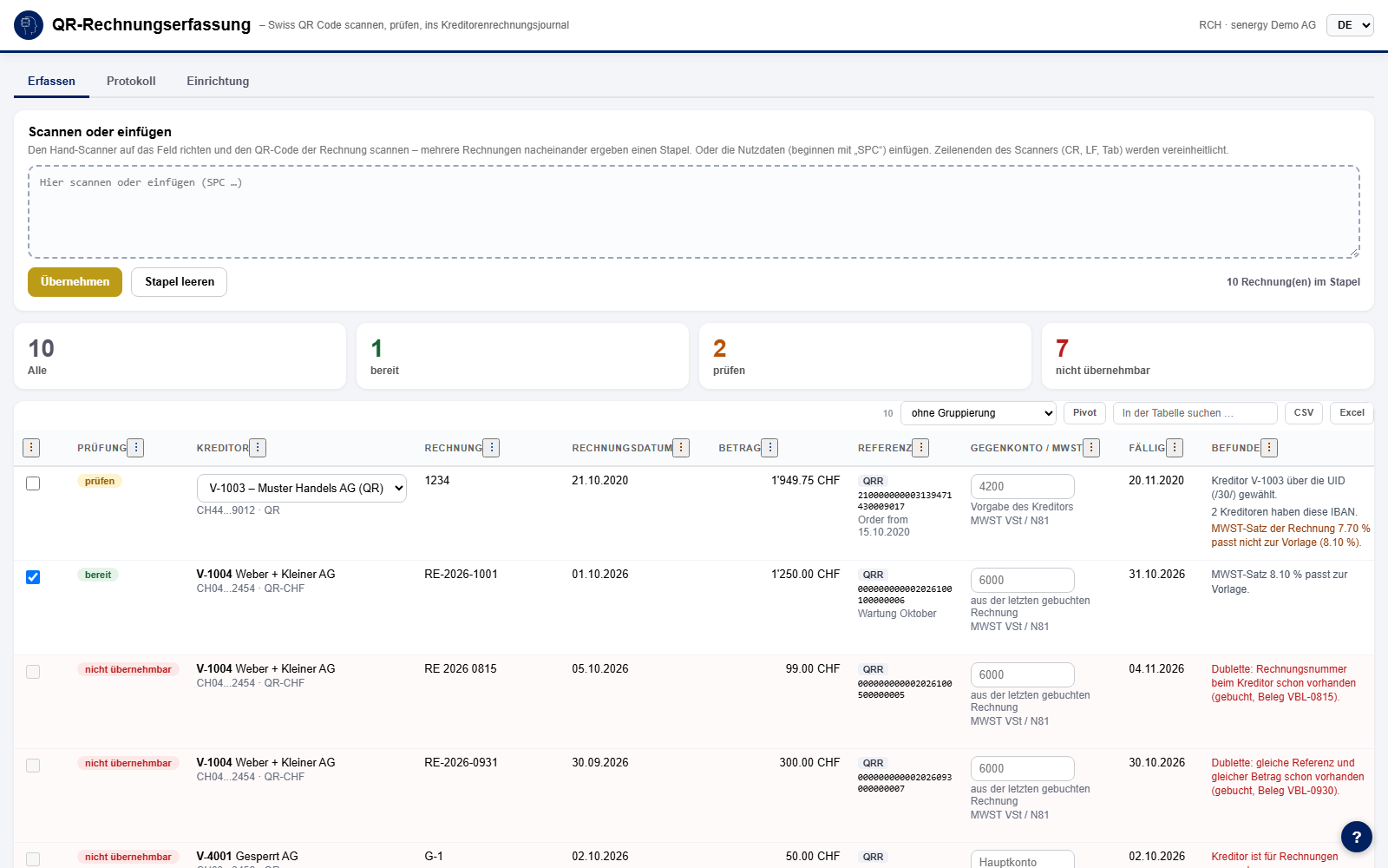 QR-Rechnung in Dynamics 365